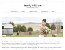 Tablet Screenshot of brandyhillfarm.com